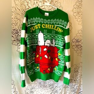 Christmas Sweater! Men’s medium Snoopy Sweater